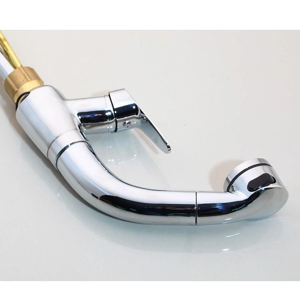 Bathroom Extendable Lift Brass Mixer Tap Faucet -  - #tag1#