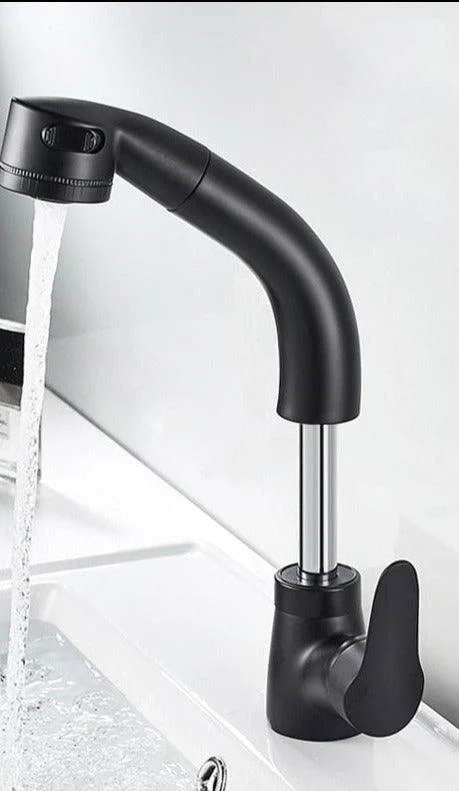 Bathroom Extendable Lift Brass Mixer Tap Faucet -  - #tag1#