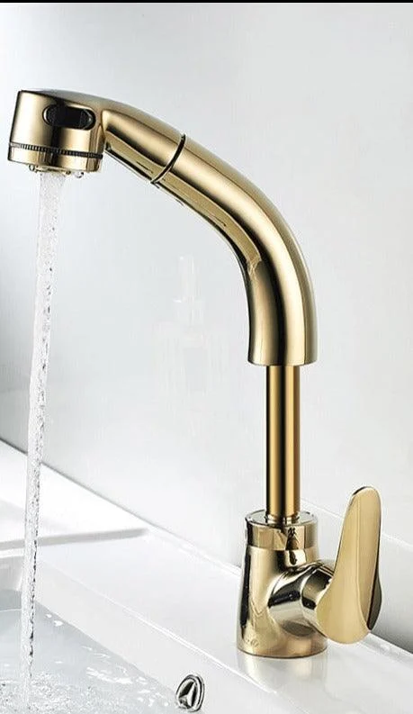 Bathroom Extendable Lift Brass Mixer Tap Faucet -  - #tag1#