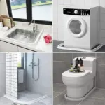 Bathroom Silicone Water Retaining Strip tag1