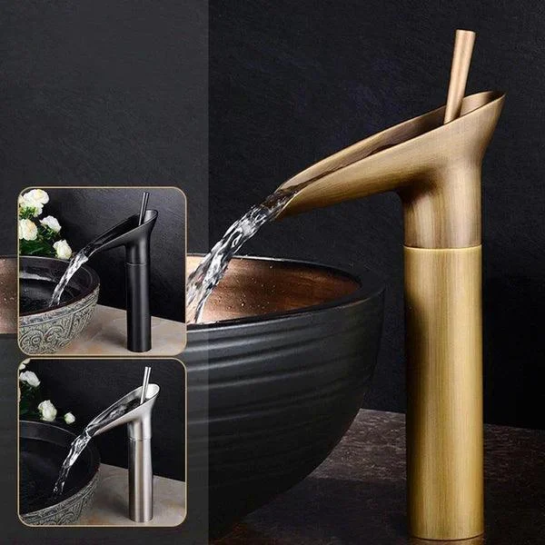 Bathroom tap - Luxury - Antique Brass - Hot & Cold Mixer Tap -  - #tag1#