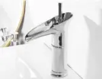Bathroom tap Luxury Antique Brass Hot Cold Mixer Tap tag1