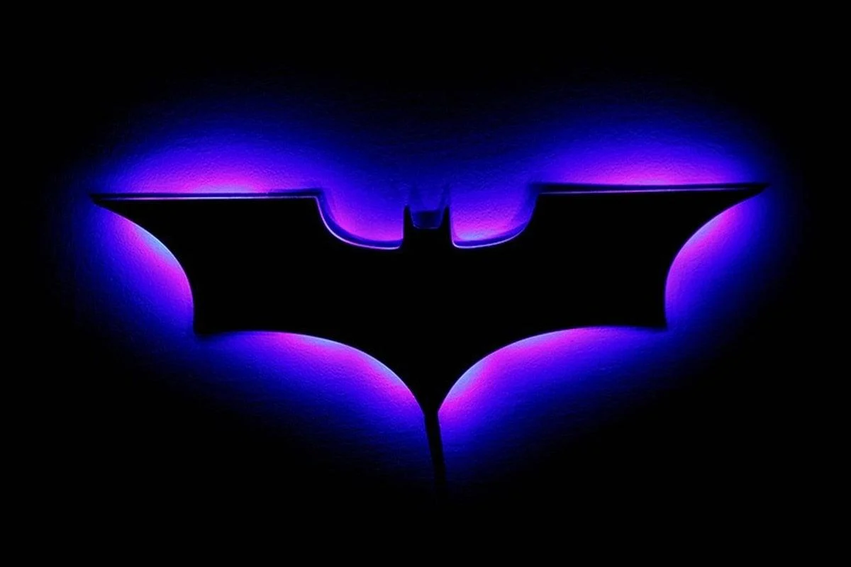 Batman LED Wall Light with Wireless Remote Control and Color Change -  - #tag1#