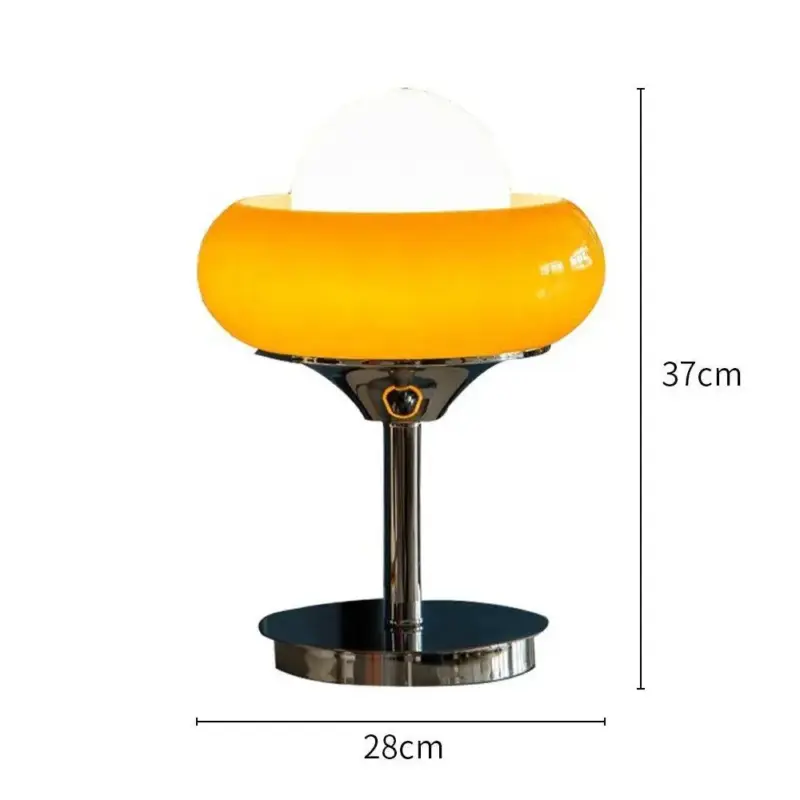 Bauahus Vintage Glass Table Lamp tag1