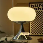 Bauhaus Glazen Tafellamp Kunst Creatieve Groene Apple Lights Woonkamer Bedlampje Wit Groen Beige Glazen Tafellampstekker