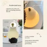 Bauhaus inspired Cream Pear Lamp