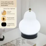 Bauhaus inspired Cream Pear Lamp