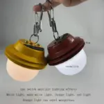 Bauhaus inspired Cream Pear Lamp