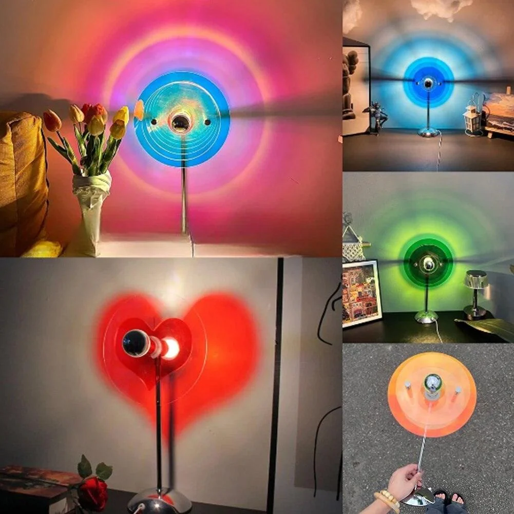 Bauhaus-inspired Retro Aura Lamp -