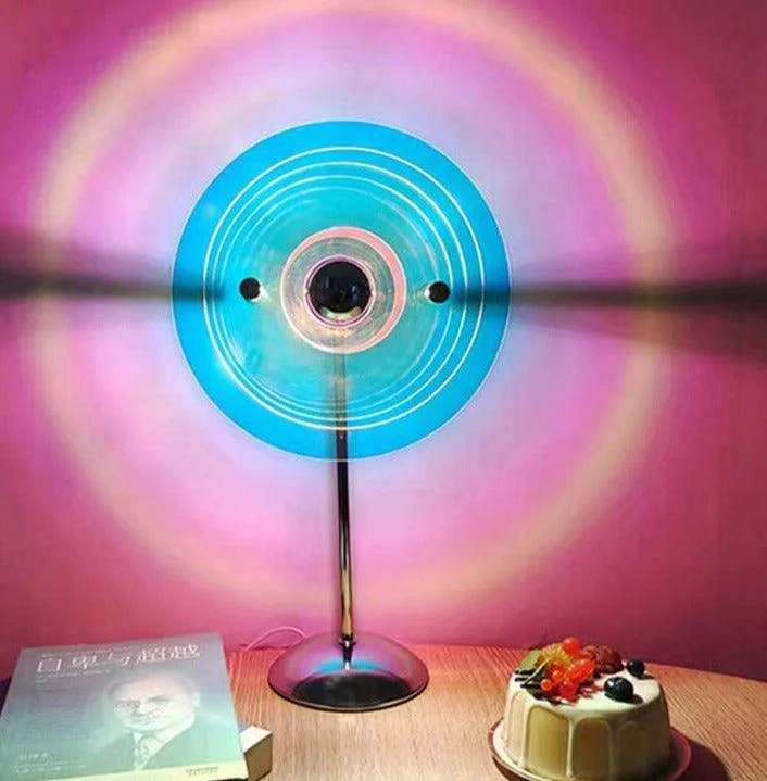 Bauhaus-inspired Retro Aura Lamp -