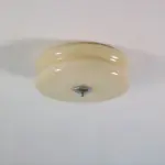 BauhausGleam Cream Glass Ceiling Light Round LED Surface Mounted Light tag1