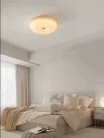 BauhausGleam Cream Glass Ceiling Light Round LED Surface Mounted Light tag1