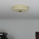 BauhausGleam Cream Glass Ceiling Light Round LED Surface Mounted Light tag1