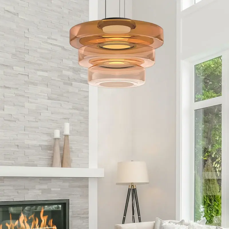 BauhausLuxe Glass Pendant Lights in Modern Style tag1