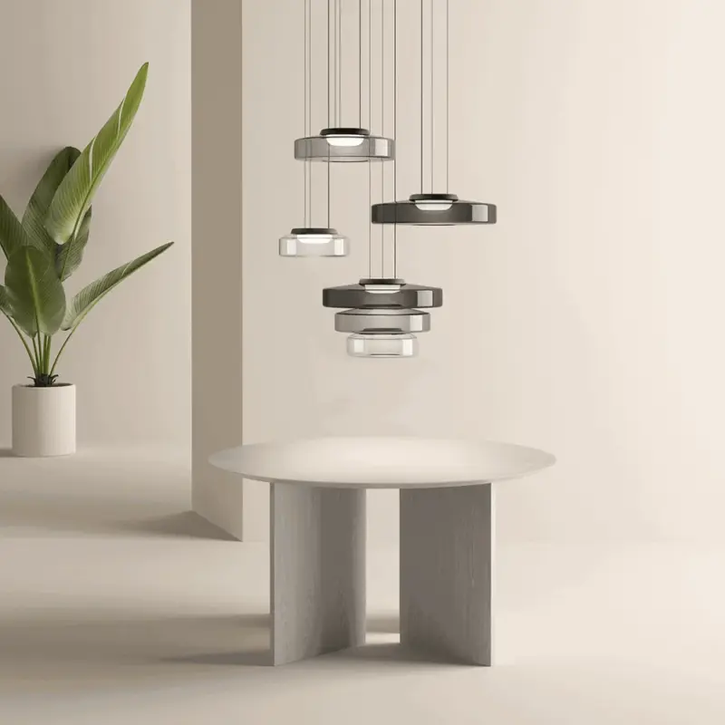 BauhausLuxe Glass Pendant Lights in Modern Style tag1