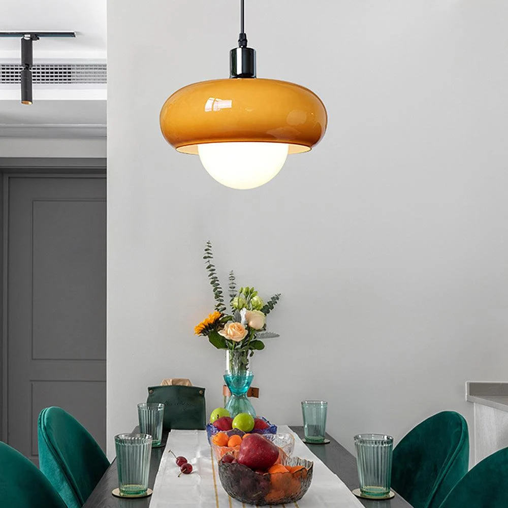 Bauhaus Coffee Glass Pendant Lamp -  - #tag1#