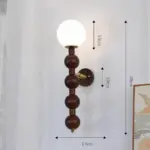 Bauhaus Long Metal Wall Lamp with Multiple Globes tag1