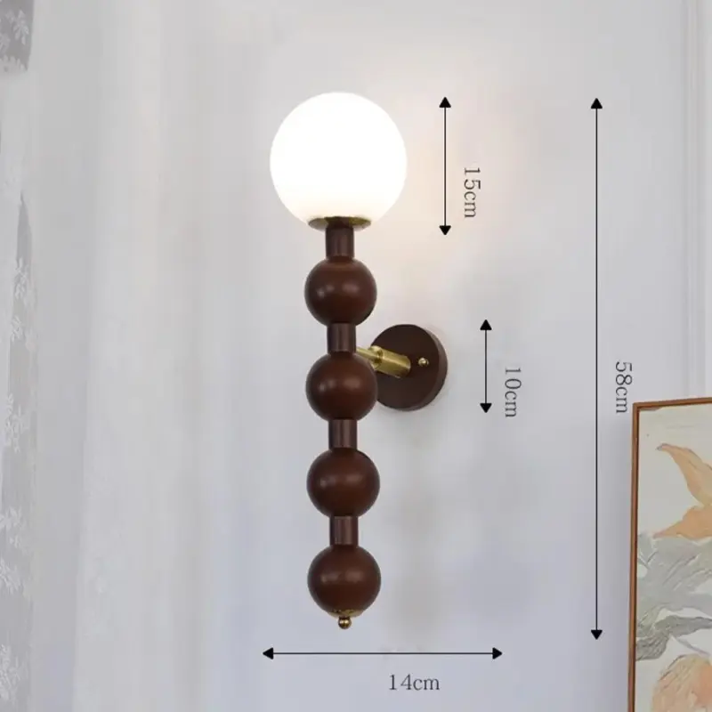 Bauhaus Long Metal Wall Lamp with Multiple Globes tag1