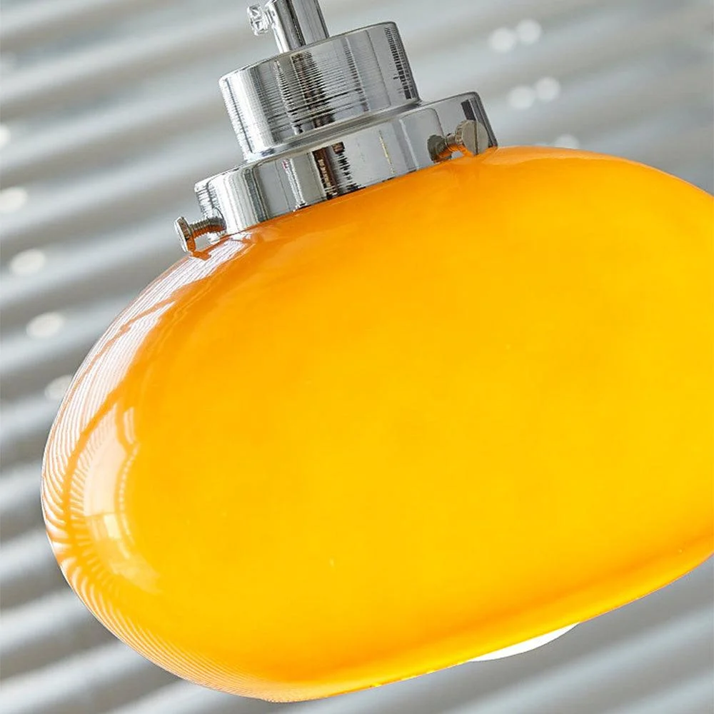 Bauhaus Medieval Yellow Glass Pendant Lamp -  - #tag1#