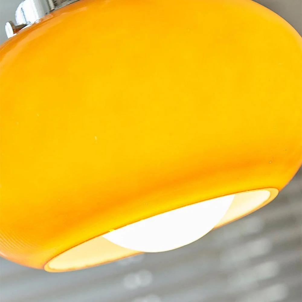 Bauhaus Medieval Yellow Glass Pendant Lamp -  - #tag1#