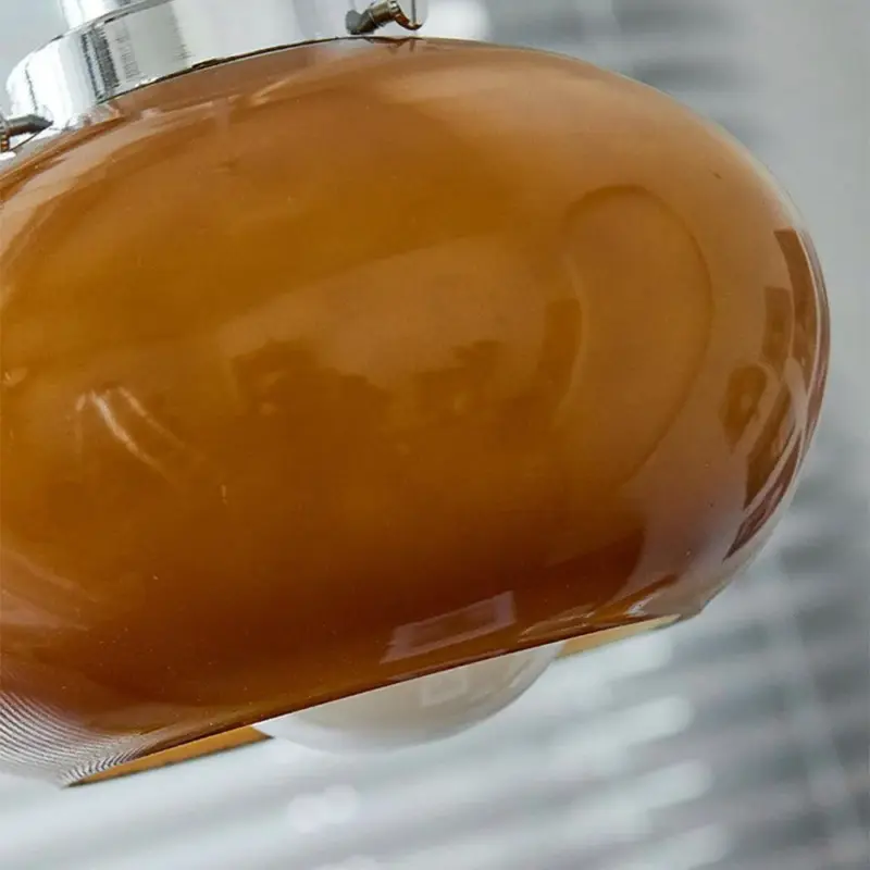 Bauhaus Medieval Yellow Glass Pendant Lamp tag1