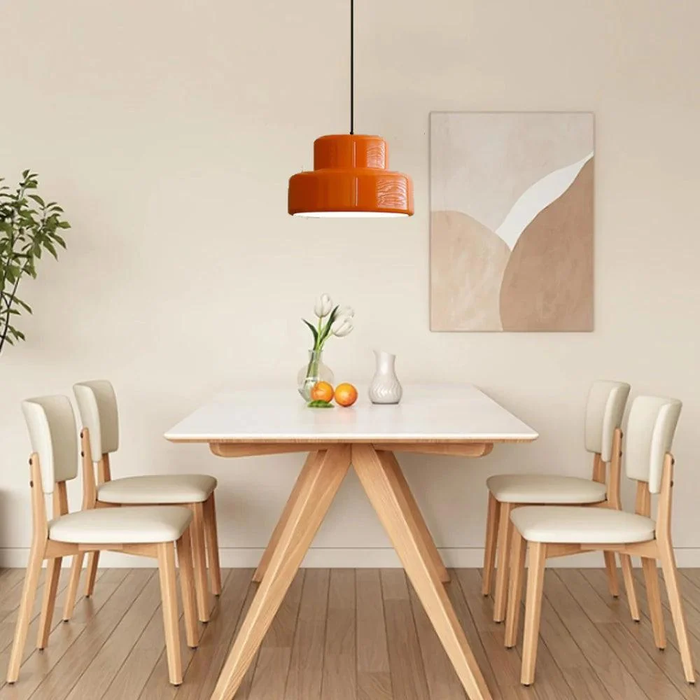 Bauhaus Vintage Orange Pendant Lamp for Dining Room -  - #tag1#