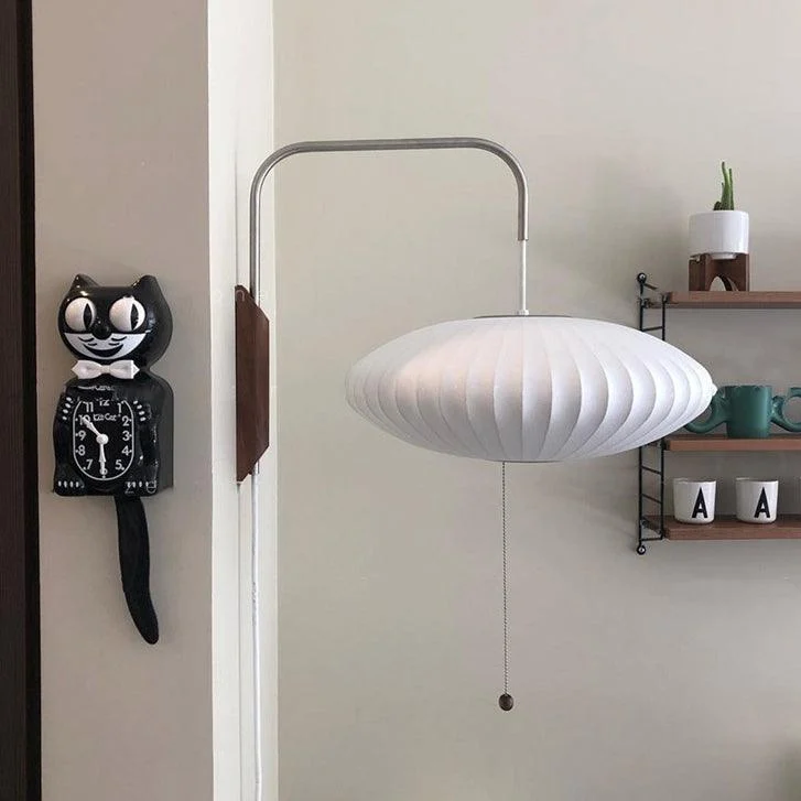 Bauhaus White Silk Wall Lamp -  - #tag1#
