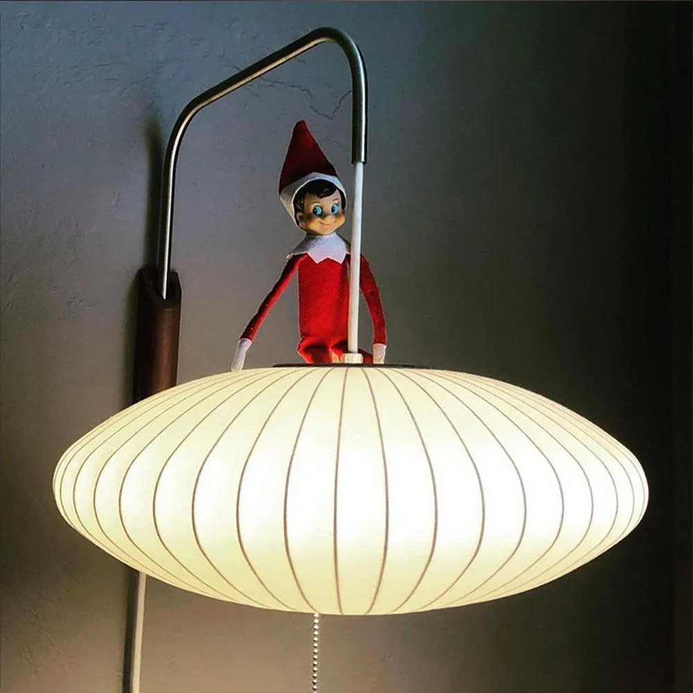 Bauhaus White Silk Wall Lamp -  - #tag1#