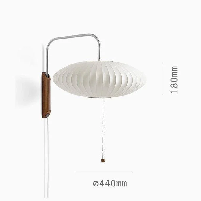 Bauhaus White Silk Wall Lamp -  - #tag1#