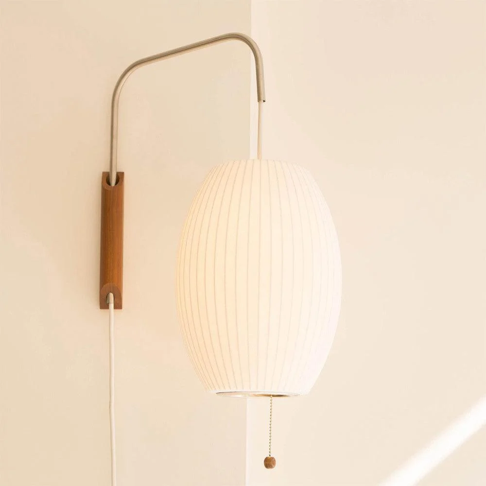 Bauhaus White Silk Wall Lamp -  - #tag1#
