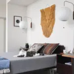 Bauhaus White Silk Wall Lamp tag1