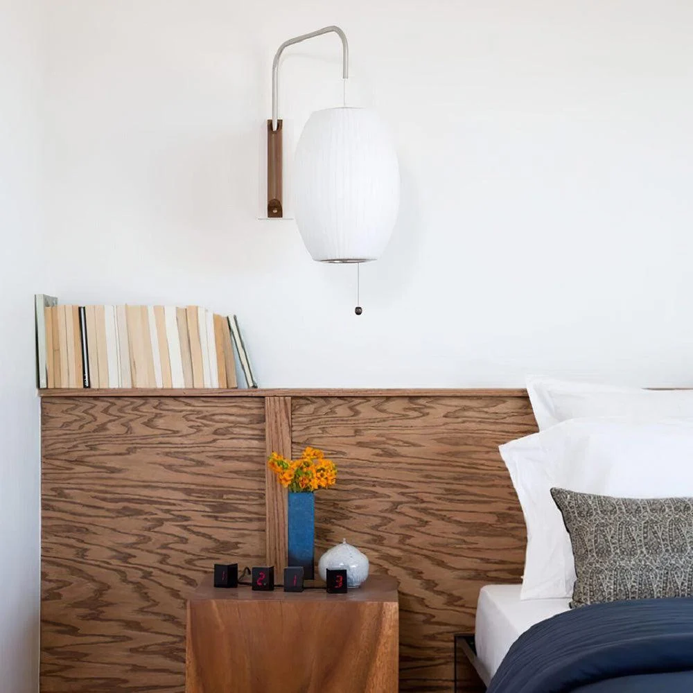 Bauhaus White Silk Wall Lamp -  - #tag1#