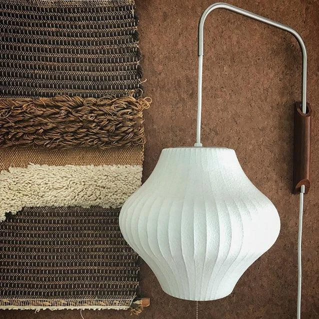 Bauhaus White Silk Wall Lamp -  - #tag1#
