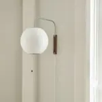 Bauhaus White Silk Wall Lamp tag1