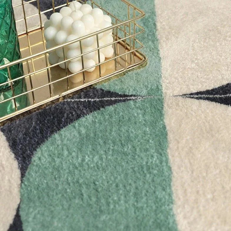 Bauhuas Circle Vintage Pattern Area Carpet Rug -