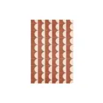 Bauhuas Circle Vintage Pattern Area Carpet Rug
