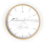 BeachWalk Beach Promenade Wall Clock tag1
