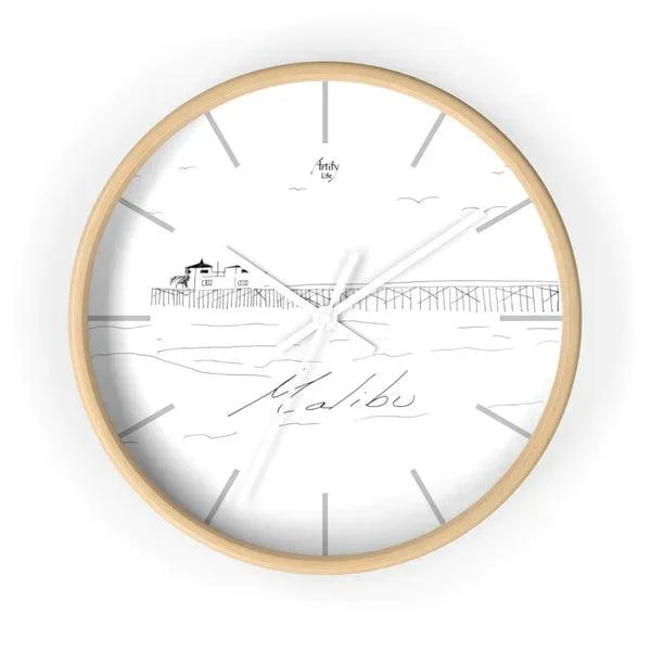 BeachWalk - Beach Promenade Wall Clock -  - #tag1#