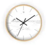 BeachWalk Beach Promenade Wall Clock tag1