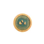 Beach Contour Line Epoxy Art Wooden Coaster