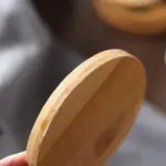 Beach Contour Line Epoxy Art Wooden Coaster