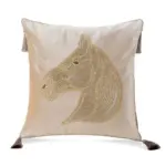 Beaded_Horse_Head_Velvet_Cushion_Cover_with_Tassels_-_-_tag1_-4147107 Beaded Horse Head Velvet Cushion Cover with Tassels tag1