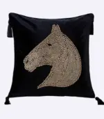 Beaded_Horse_Head_Velvet_Cushion_Cover_with_Tassels_-_-_tag1_-4147163 Beaded Horse Head Velvet Cushion Cover with Tassels tag1