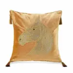 Beaded_Horse_Head_Velvet_Cushion_Cover_with_Tassels_-_-_tag1_-4147180 Beaded Horse Head Velvet Cushion Cover with Tassels tag1