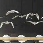 BeakBrilliance DesignVogellampe EinzigartigeTischleuchteimNatur Design3xlumina