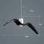 BeakBrilliance Design Vogellampe Einzigartige Tischleuchte im Natur Design 19
