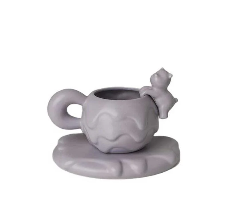 Bear Cub Mug + Saucer Set -