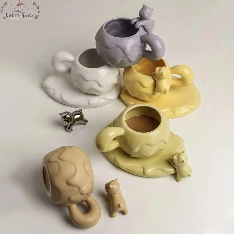 Bear Cub Mug + Saucer Set -