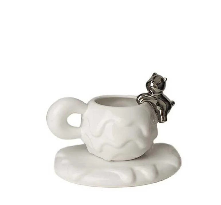 Bear Cub Mug + Saucer Set -