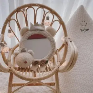 Bear Mirror - BearMirror - Children's Design - Nice for baby room - 26cm
